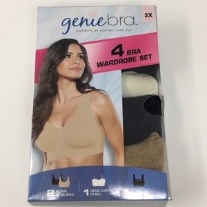 ** New / SALE * Geniebra-4-Bra Wardrobe Set